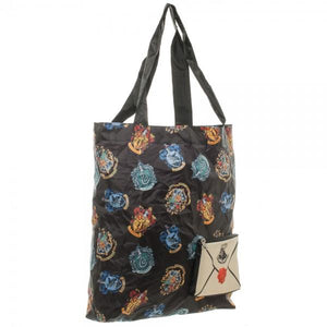 Harry Potter Crest Packable Tote Bag